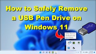 How to Safely Eject USB or External Hard Drive in Windows 11