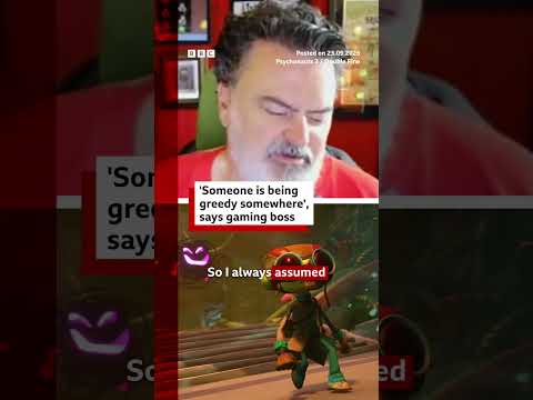 Double Fine boss Tim Schafer on difficulties of gaming industry. #Gaming #TimSchafer #BBCNews