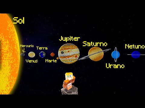 MucaHD - I MADE ALL THE PLANETS IN THE SOLAR SYSTEM IN MINECRAFT