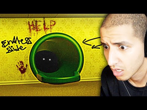 Do NOT Enter ENDLESS SLIDE in The BACKROOMS... (Scary)