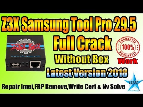 Z3x Samsung Tool Pro 29.5 Crack Without Keygen | Z3X Without Box V29.5 Crack Latest Version 2019 Video