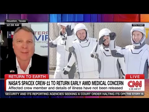 CNN interview with Terry Virts about NASA's Crew-11 early return from the ISS.