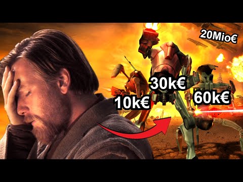 Die GEISTESKRANKEN Kosten der Droidenarmee