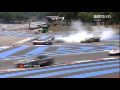 FIA GT1 France 2011 Race1 crash chicane