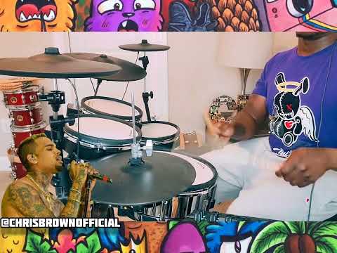 Chris Brown - 🔥"Summer Too Hot"🔥 #breezy #fyp #drums #chrisbrown
