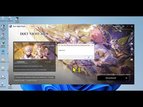 How to fix Duet Night Abyss Fatal error (UE4-EMLauncher game crash)