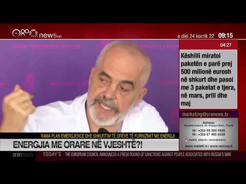 Edicioni informativ - 24 Korrik 2022 - Ora 09:00 - Ora News