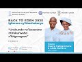 BACK TO EDEN 2025 DAY 2 URUKUNDO RW ISEZERANO NTIRUKURWAHO N IBIGERAGEZO