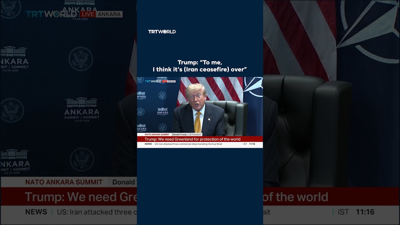 Video | Trump announces Iran ceasefire is “over”