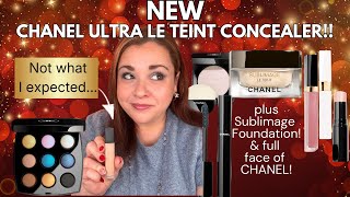 NEW CHANEL ULTRA LE TEINT CONCEALER REVIEW, Sublimage Foundation and Full Face of CHANEL!