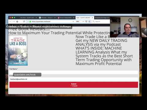 Coinbase vs Kraken vs Binance cryptocurrency exchanges