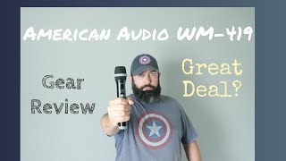 Video thumbnail for Gear Review! - American Audio WM 419 by Heavenly Sounds