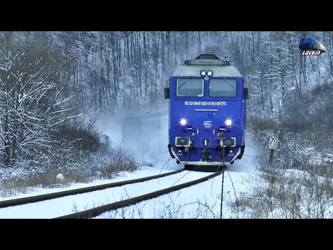 Jimmy Tricolor 64-0920-0 & IR1833 Iași-Timișoara Nord in Zăpadă/Snow in Munții Apuseni Mountains