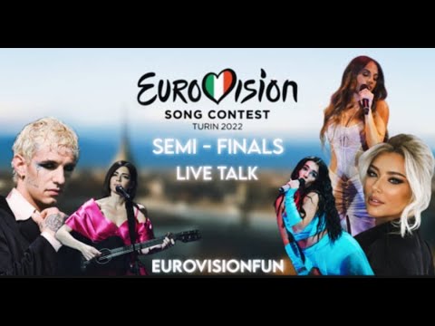 Let's Talk! EUROVISION 2022 SEMI-FINALS RESULTS - EurovisionFun Live Stream