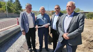 baskan buyukkilic hacilar kayseri caddesi'nde 100 milyon tl'lik yatirimi inceledi
