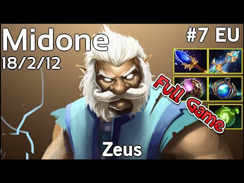 Midone Zeus - Dota 2 Full Game