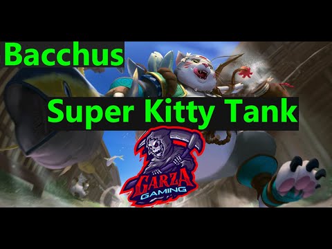 Smite Arena Season 7 Bacchus Tank Build | Kitty Bacchus Support