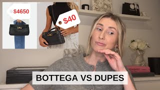 BOTTEGA VENETA BAG DUPES - are they really? | Laine’s Reviews