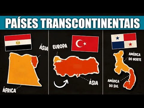 Países que ficam em mais de um continente