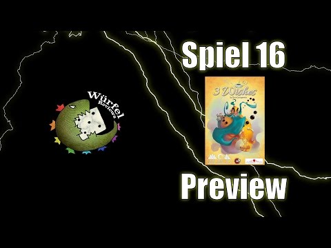 Würfel Reviews - SPIEL 16 Preview: 3 Wishes
