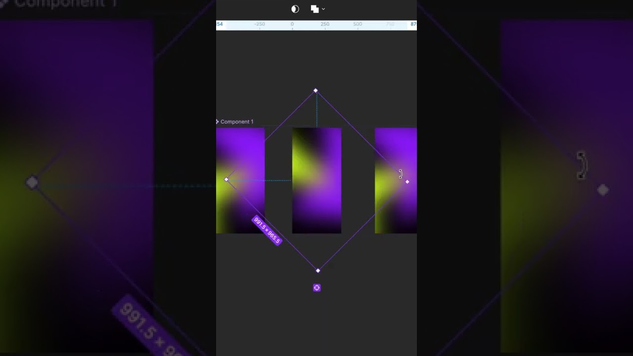 How to create animated gradient in Figma #shorts #uidesign #figma #gradient #webdesign #uiux