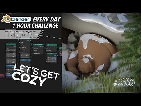 Getting Comfy With Geometry Nodes - Blender Every Day #266