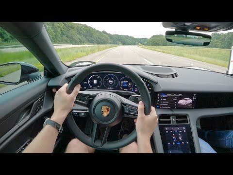 2021 Porsche Taycan - POV Test Drive (Binaural Audio)