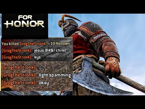 [FOR HONOR] Ranked duel moment - LIGHT SPAMMING AND KYS - High level duel the Zerk