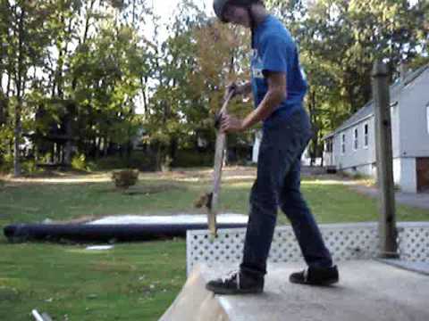 Skating On Bella's Halfpipe