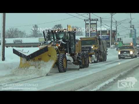 12-24 thru 12-30, 2017 Erie, PA - Historic Lake Effect Christmas Snow Storm (Stock Footage)