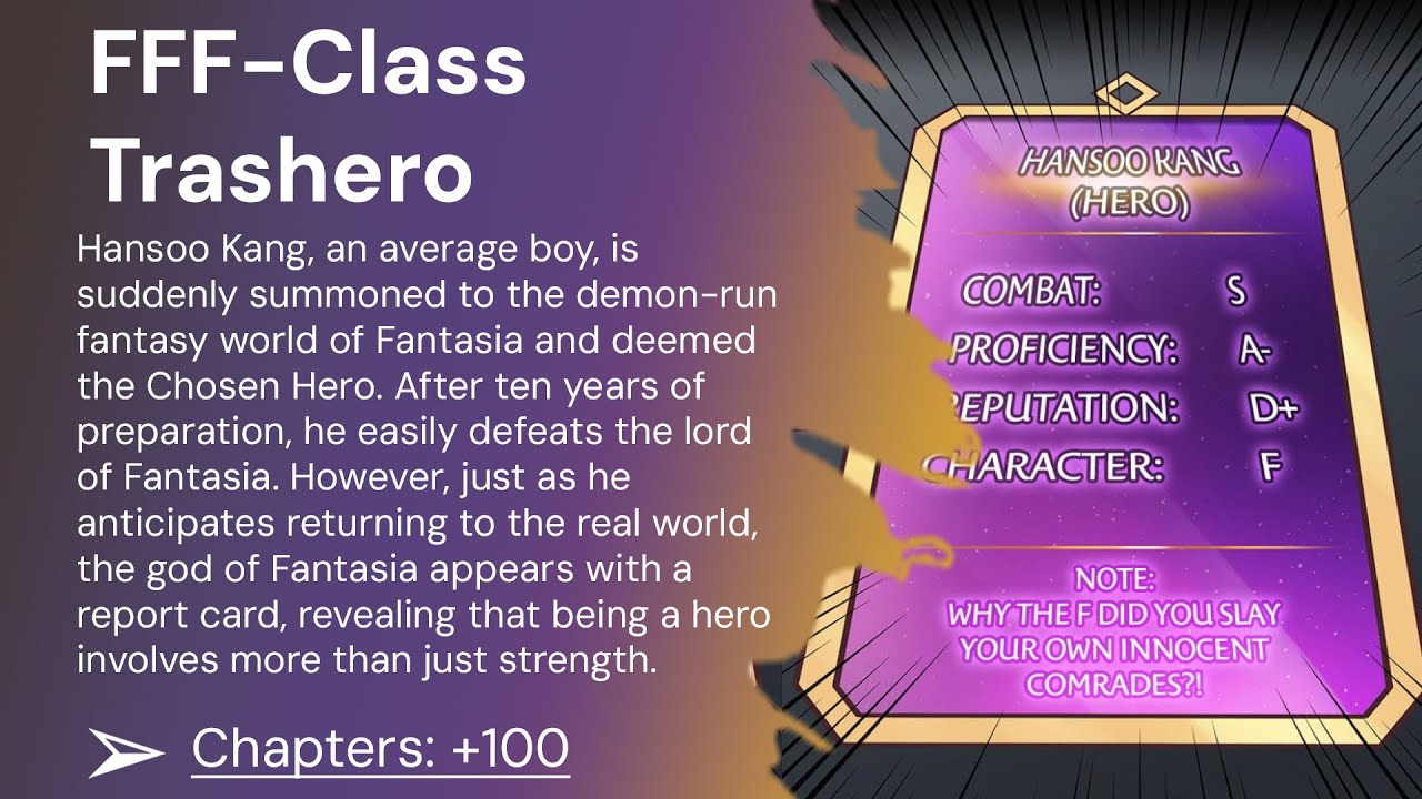 FFF Trash Hero  #manhwa #manhwareccomendation #manga  #mangarecommandations