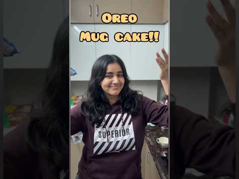 Oreo Mug Cake with just 3 ingredients!!