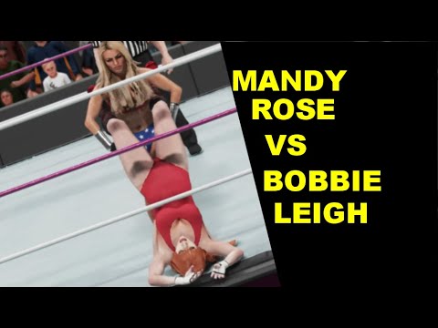 WWE 2K19 Mandy Rose vs Bobbie Leigh - Extreme Rules