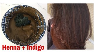 Henna hair color | henna plus indigo | no more orange hair