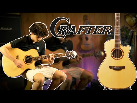 Crafter STG G16CE PRO Stage Series 16 Cutaway Grand Auditorium Acoustic-Electric Guitar image 8