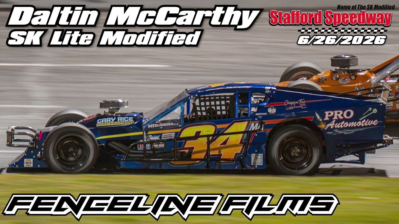 Daltin McCarthy at Stafford Motor Speedway (SK Modified)