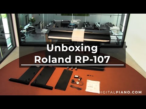 NEW Roland RP-107 Unboxing & Assembly | Digitalpiano.com