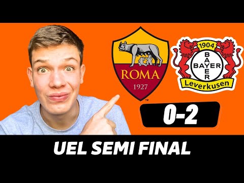 THE END! Roma 0-2 Bayer Leverkusen REACTION
