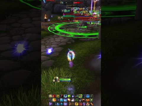 🔥 💀 fire mage destroys 14 players in 1 second and win the battle ground #worldofwarcraft #gaming