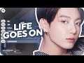 BTS Life Goes On Line Distribution Color Coded