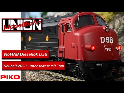 Produktpräsentation: Piko NoHAB Diesellok DSB - Spur H0 - 1:87