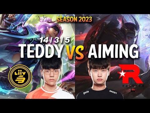 LSB Teddy vs KT Aiming - Teddy ZERI vs Aiming APHELIOS ADC - KR Ranked