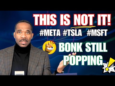 THIS IS NOT IT! #meta #tsla #msft | BONK IS STILL POPPING!! #bonkcoin