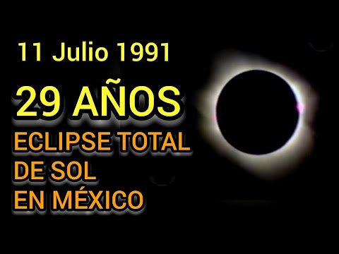 29 AÑOS DEL ECLIPSE SOLAR TOTAL EN MÉXICO