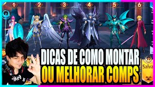 DICAS DE COMO MONTAR COMPS SAINT SEIYA AWAKENING