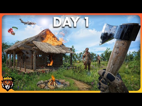 DAY 1 in the NEW Most Realistic Zombie Survival Game...