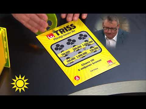 Trissvinnaren: "Du, kan jag få hälsa till Anders som fyller år idag?" - Nyhetsmorgon (TV4)