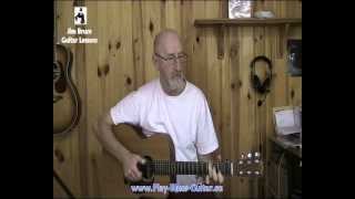 Jim Bruce Blues Guitar - St Louis Tickle Cover - Reverend Gary Davis