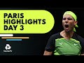 Nadal Battles Paul; Alcaraz, Medvedev, Tsitsipas All in Action | Paris 2022 Day 3 Highlights