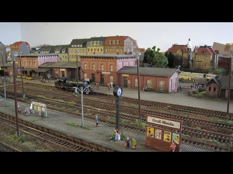 TT Modellbahn Personenzüge der Hauptbahn HD movie